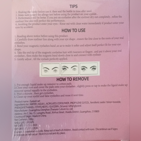 🌞NIB Eyelashes- Magnetic Reusable - Picture 2 of 10